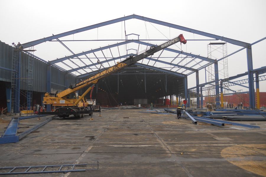 hangares metAlicos planta industrial ate backus